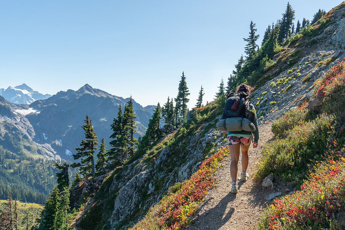 ​​​Zpacks Arc Haul Ultra 60L backpack (sunny day in mountains)